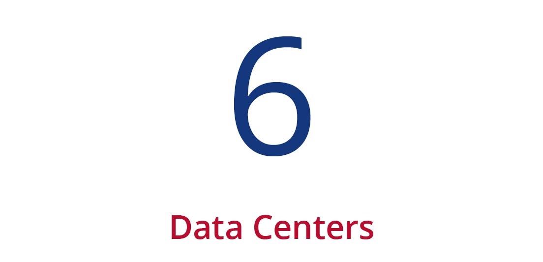 Data Centers: 6